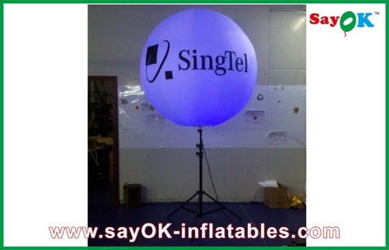 Advertising Inflatable Lighting Decoration Stand Balloon With Tripod ,  Inflatable Lighting Tripod Balloon