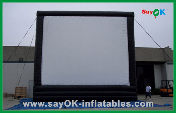 Backyard Inflatable Movie Screen With UL Blower Oxford Cloth