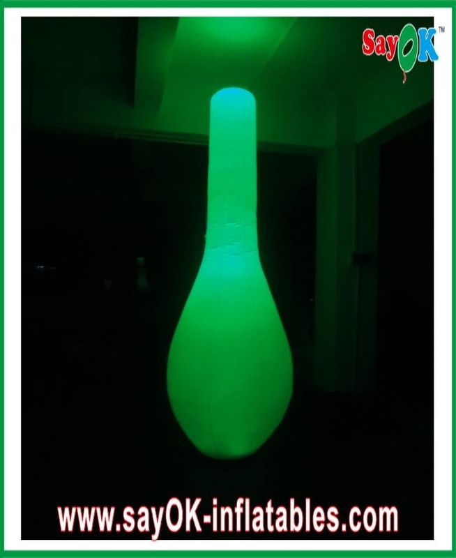 H2m Inflatable Lighting Decoration , Led Lighting Inflatable Bottle