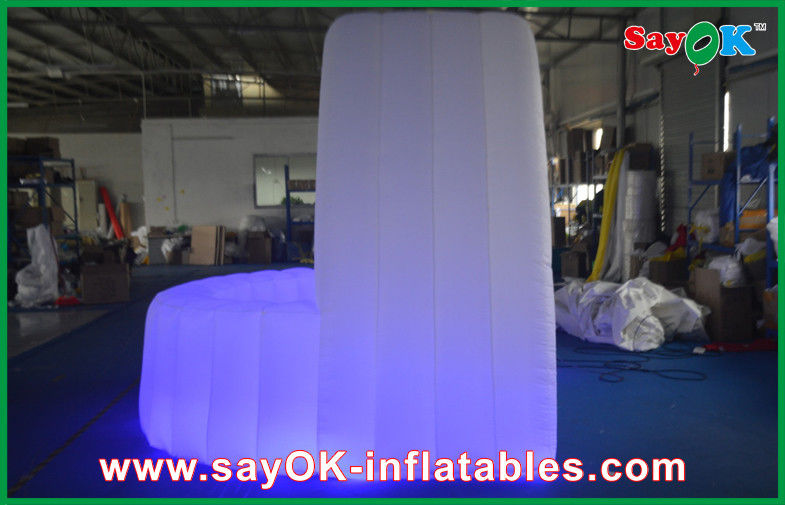 Water Proof White Bar Counter Inflatable Yard Decorations 3.5*3.5*3m