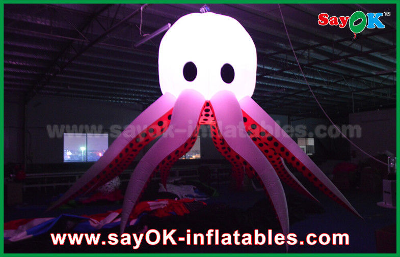 Giant Inflatable Lighting Decoration Sea Animal Lighting Octopus / Devilfish
