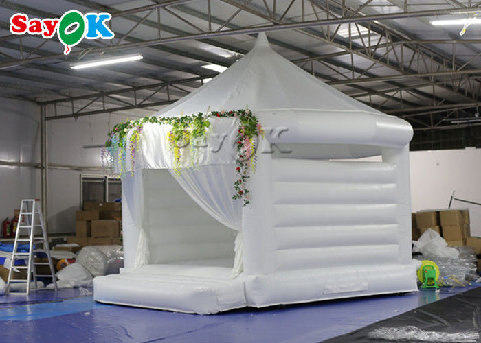 5x5x4.7mH PVC Wedding Air Jumping Inflatable Bounce
