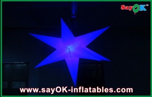 Party Giant Decoration Led Inflatable Star For Wedding / Party