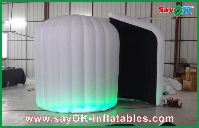 Inflatable Photo Studio 2.4m Dia Portable Inflatable Products Logo Printed For Advertising