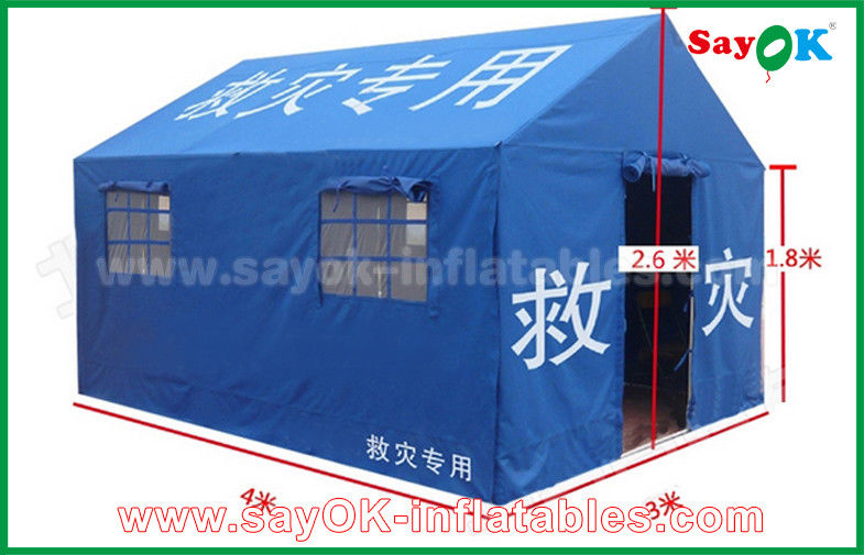 Instant Canopy Tent Emergency Disaster Relief Tent Refugee Tent For Government 300x400x270cm