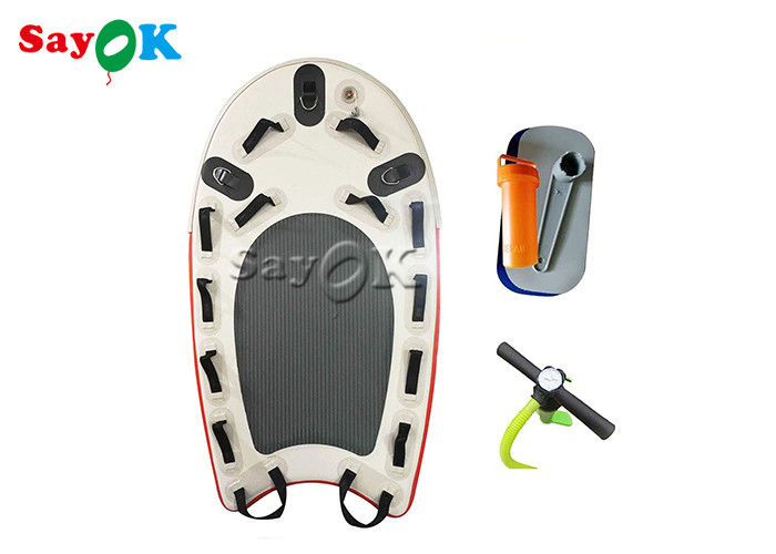 71*41.4*4 Inches Inflatable Rescue Sled Floating Mat Jet Ski Rescue Board