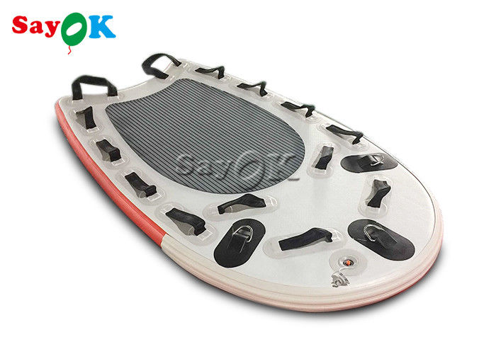 71*41.4*4 Inches Inflatable Rescue Sled Floating Mat Jet Ski Rescue Board