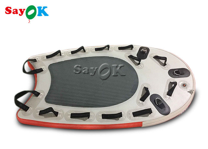 71*41.4*4 Inches Inflatable Rescue Sled Floating Mat Jet Ski Rescue Board