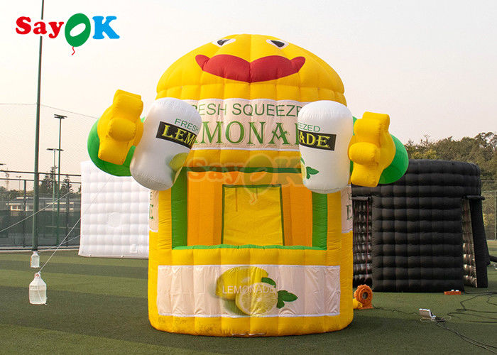 Promotional Inflatable Lemonade Booth Advertising Inflatable Presentation Booth