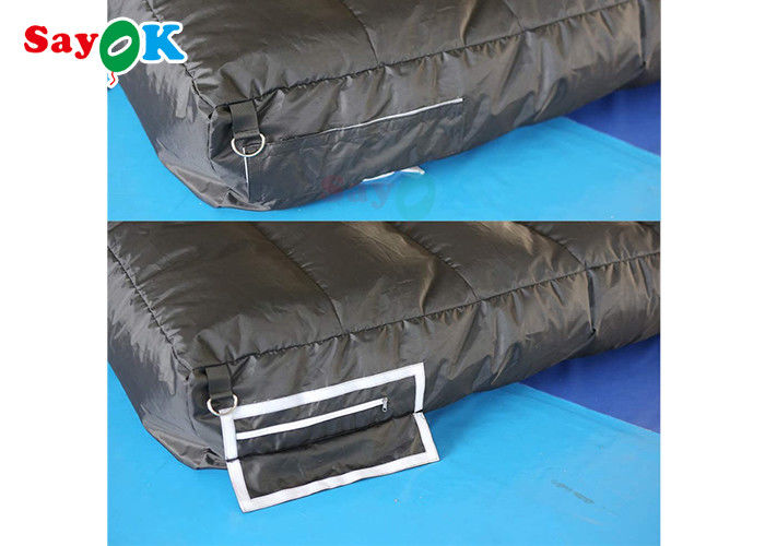 Inflatable Lawn Black Inflatable Tunnel Tent Multi Function For Activities Exhibitions