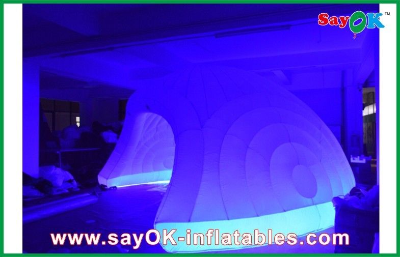 Custom Inflatable Tent LED For Party / Exhibition Helmet Nightclub Party Inflatable Tent