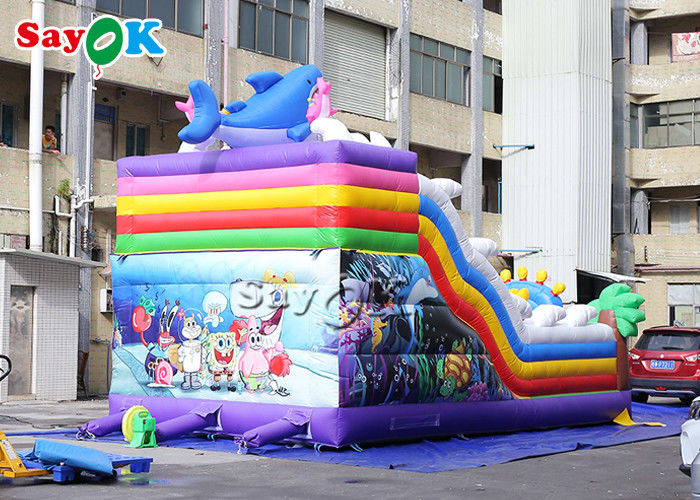 Inflatable Bouncy Slide Commercial Jumbo Inflatable Jumper Slide Combo For Children