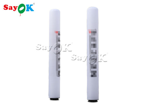 0.63x5mH etkinlikler / sahne dekorasyonu için şişilebilir LED ışık sütunları
