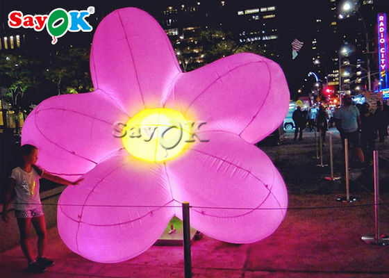 Yapay şişme LED Asılı Çiçek Reklam Dekorasyonu için