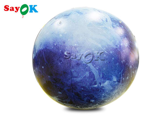 Özel 40 inç şişme ışık dekorasyonu Pluto Gezegen Balonu