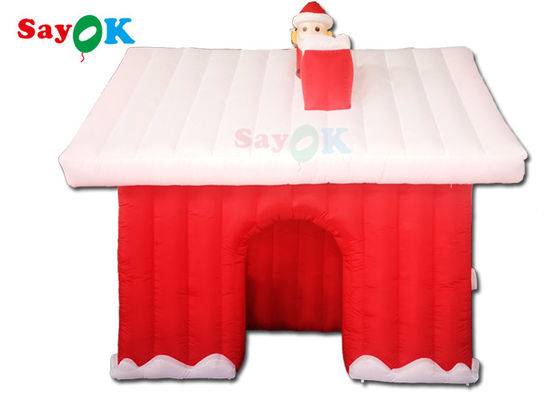 Alışveriş Merkezi Şişme Tatil Dekorasyonları Şişme Noel Baba Çadırı
