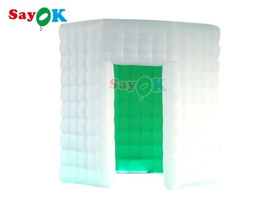 Hava Üfleyici ile Depo Oval Fotoğraf Kabini Şişme Led Çadır