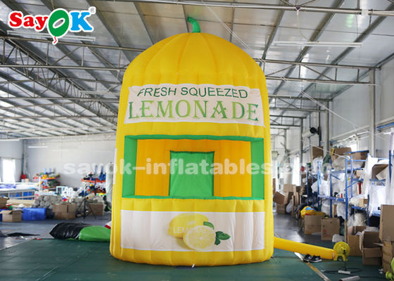 Şişme Açık Çadır 4m Yüksek Oxford Kumaş Eğlence Parkları İçin Şişme Limonata Suyu Kiosk