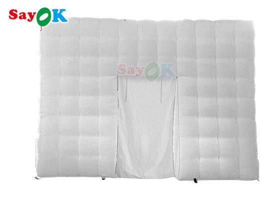 Parti Etkinliği İçin Hava Şişme Çadır Hava Geçirmez LED Açık Şişme Çadır Küp 5x5x3.5mH