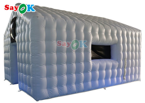Ticari Pvc Malzeme Şişme Sıçrama Ev Beyaz Renk