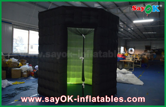Şişme Fotoğraf Stüdyosu Sekiz Açı Led Şişme Photo Booth Çadır Kapı Perdesi Ile Photobooth Sahne