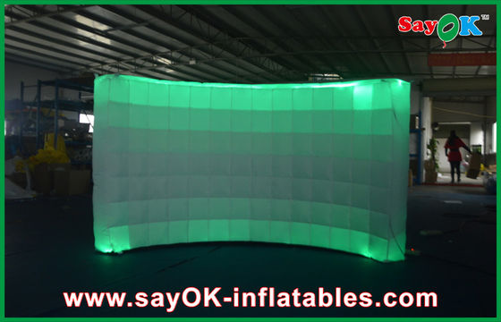 Şişme Fotoğraf Stüdyosu 12 Led Hava Işık Şişme Duvar Dijital Baskı Uzaktan Kumanda 3x1.5x2 M