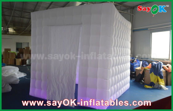 Şişme Fotoğraf Stüdyosu Aydınlatma 2.5m 1 Kapı Şişme Kabin Photobooth Velcro Perdeli Photo Booth Çadırı