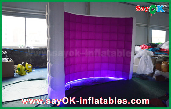 Şişme Fotoğraf Kabini Kiralama Kiosk LED Duvar Şişme Fotoğraf Kabini, Parti Led Photobooth Oxford Kumaş Malzemesi