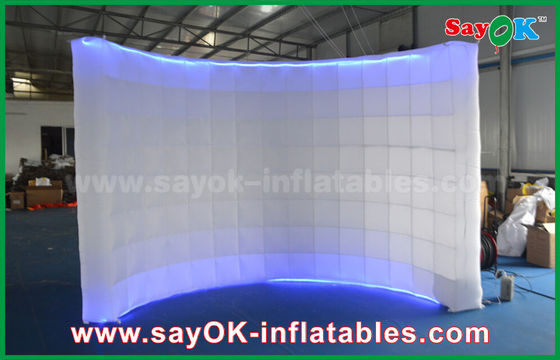 Reklam Kabini 3 X1.5 X 2m Özel Yapılmış Düğün Şişme Fotoğraf Kabini Çerçeveleri Aydınlatma Duvarı