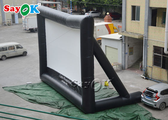 Airblown Şişme Film Ekranı Çift Dikişli PVC Müze Şişme Film Ekranı