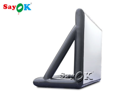 Şişme Arka Bahçe Film Ekranı Halka Açık Mekanlar 9x6mH Pvc Hava Geçirmez Şişme Film Projektör Ekranı