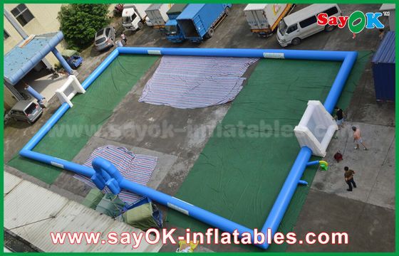 Yetişkinler PVC Tarpaulin Çocuklar Hava dışı için şişme Futbol / Futbol Sahası