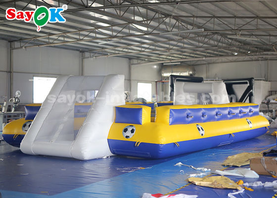 Dev Şişme Futbol 8 * 5m PVC Tente Şişme Spor Oyunları Şişme Futbol Sahası