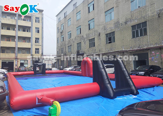 20*10*2m PVC Tarpaulin şişme spor oyunları / şişme futbol sahası