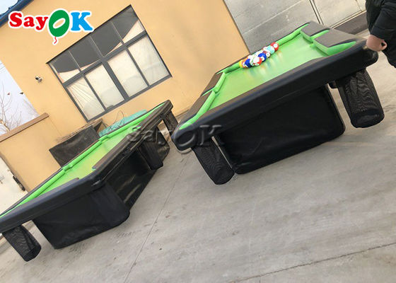 Şişme Bowling Oyunu 0.9mm PVC Hava Mühürlü Şişme Bilardo Masası Standlı