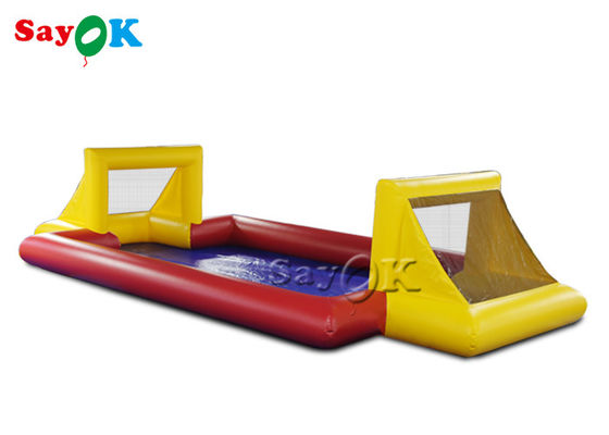 Şişme Futbol Topu Oyunu İnteraktif Şişme Spor Oyunları Hava Geçirmez Pvc Futbol Sahası