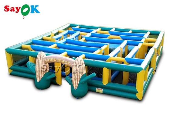 Şişme Parti Oyunları Doğa Sporları Sarı Yeşil Cadılar Bayramı Şişme Mısır Labirenti