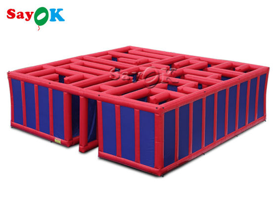 Şişme Parti Oyunları Ticari Açık Karnaval 10x10x3m Şişme Labirent Labirent