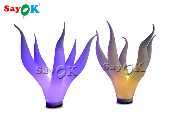 Festival için özel Naylon 3m şişme LED deniz yosunu