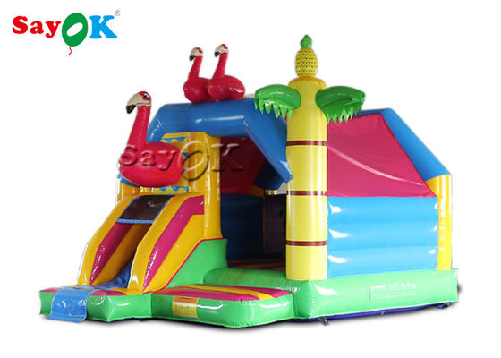 4.9x3.9x3.6mH Flamingo Ticari Şişme Atlama Evi