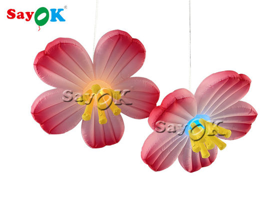 Asılı Dekorasyon Pembe Oxford 1.5m Şişme Led Çiçek