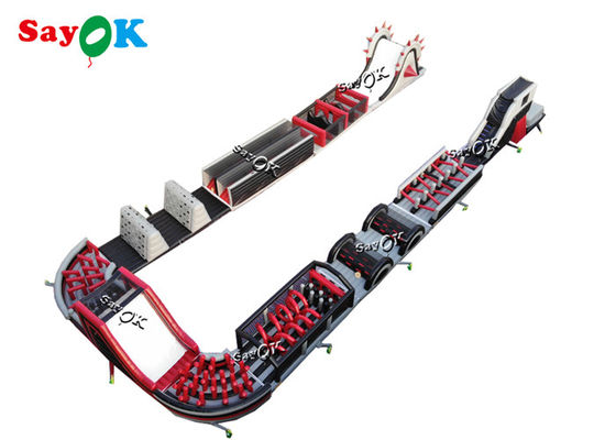 Yetişkinler için 150m 495ft ticari şişme engeller kursu