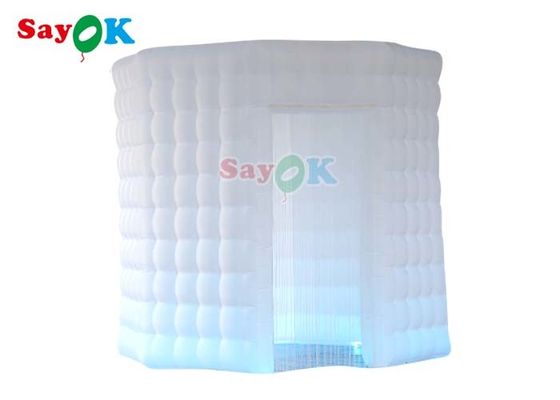 Su geçirmez Şişme Fotoğraf Kabini 2.5x2.5mH ​​Dijital Baskı