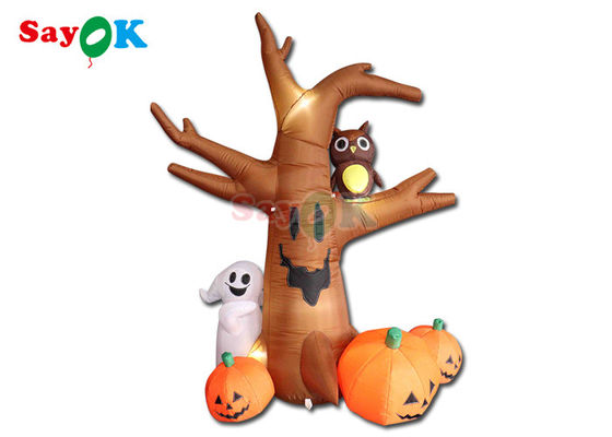 2mH Blow Up Pumpkin For Yard Outdoor Ghosts Tree Cadılar Bayramı Dekorasyonu