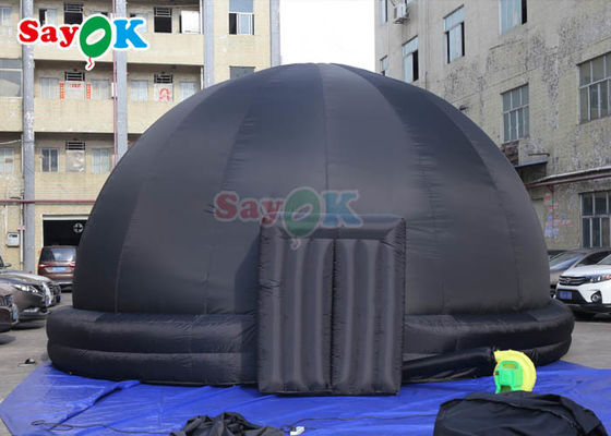 Açık hava filmi 360 film projesyonu için şişkin mobil gezegenlik çadırı