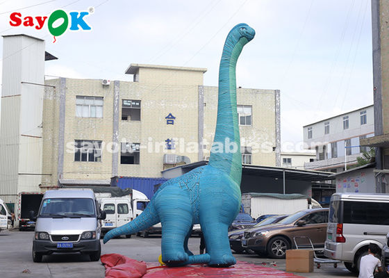 7m H dev hava üfleyicisi ile dolu şişme Noel Dinozoru