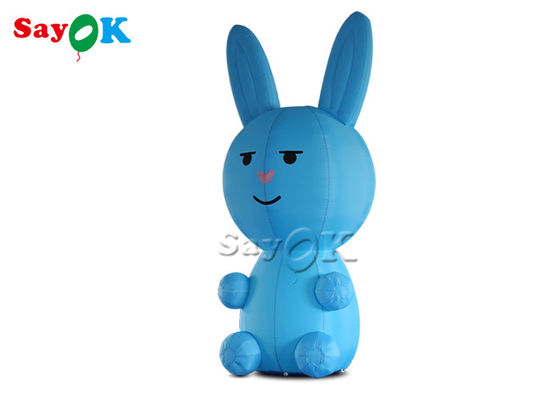 Şişkin Karikatür 3m Şişkin Karikatür Karakterleri Jumbo Blow Up Blue Bunny