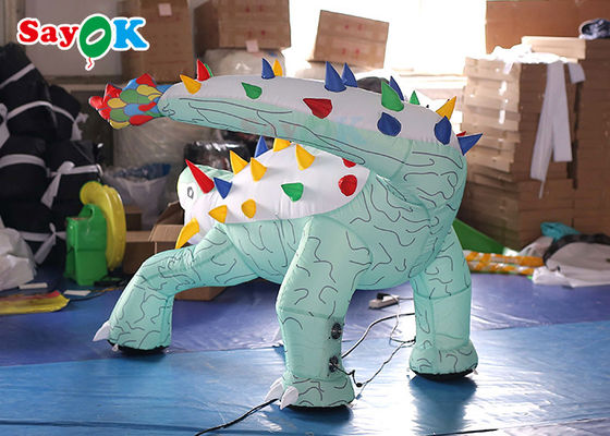 Ticari şişme hayvanlar çizgi film şişme dinozor modeli çocuklar için özelleştirilmiş boyut