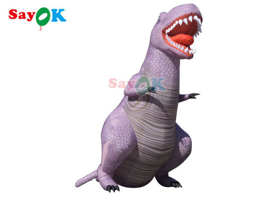 Şişilebilir Noel Dinozoru Büyük Boyut 5m Şişilebilir Tyrannosaurus Rex Dinozoru Tam Baskı
