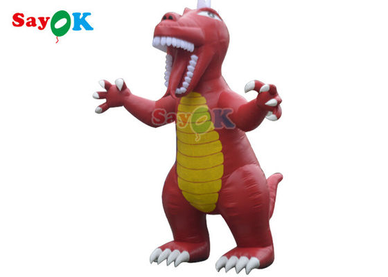 Şişme Noel Dinozoru PVC Tarpaulin Dev Şişme Raptor Dinozoru Hava Balonu Dinozoru
